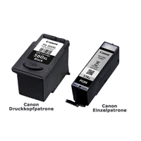 Canon Druckkopfpatronen und Canon Einzelpatrone