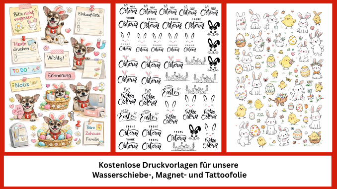 Druckvorlagen Ostern