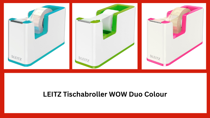 Leitz Tischabroller WOW Duo Color
