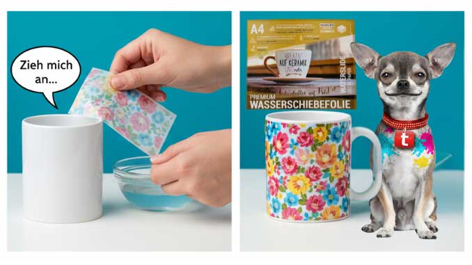 Grafik: Blätter fallen - Patronen bitte nicht