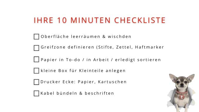 Kleine Tricks, große Wirkung: Ordnung am Arbeitsplatz