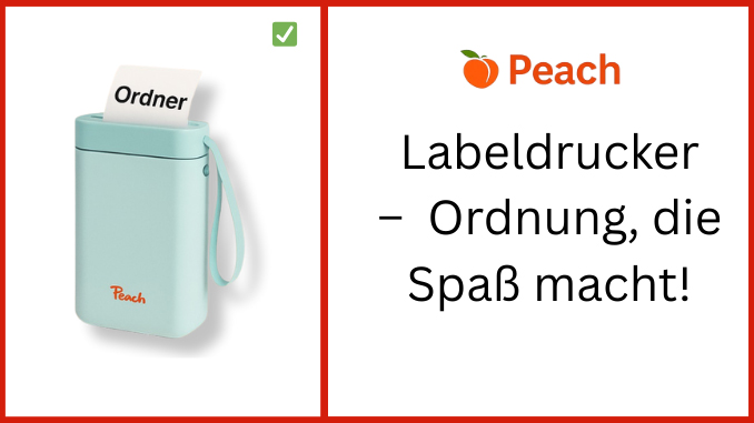 Grafik: Labeldrucker - Ordnung, die Spaß macht
