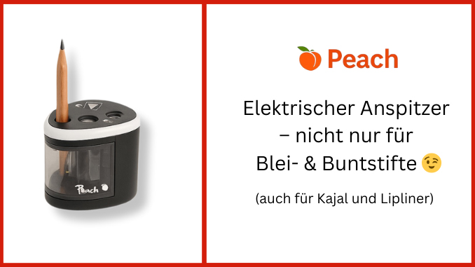 Peach elektrischer Anspitzer